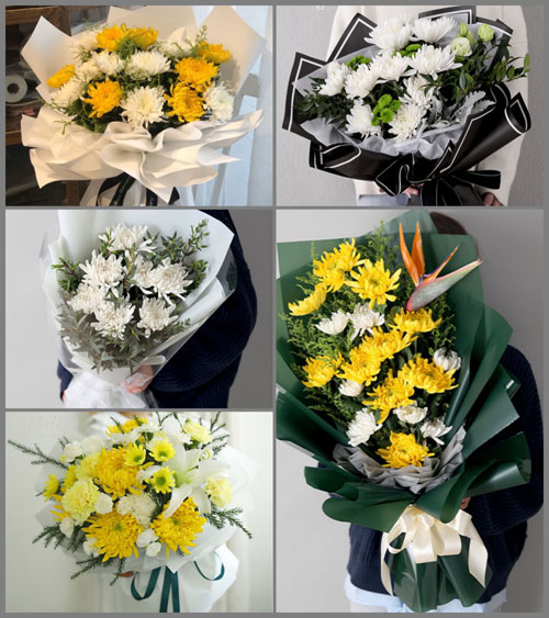 广东清远市佛冈县迳头镇仓前村白事花束代送